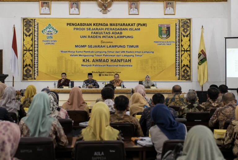 Dosen Prodi SPI UIN Raden Intan Lampung Gelar PkM Bersama MGMP Sejarah Lampung Timur Dukung Pengusulan KH. Ahmad Hanafiah sebagai Pahlawan Nasional