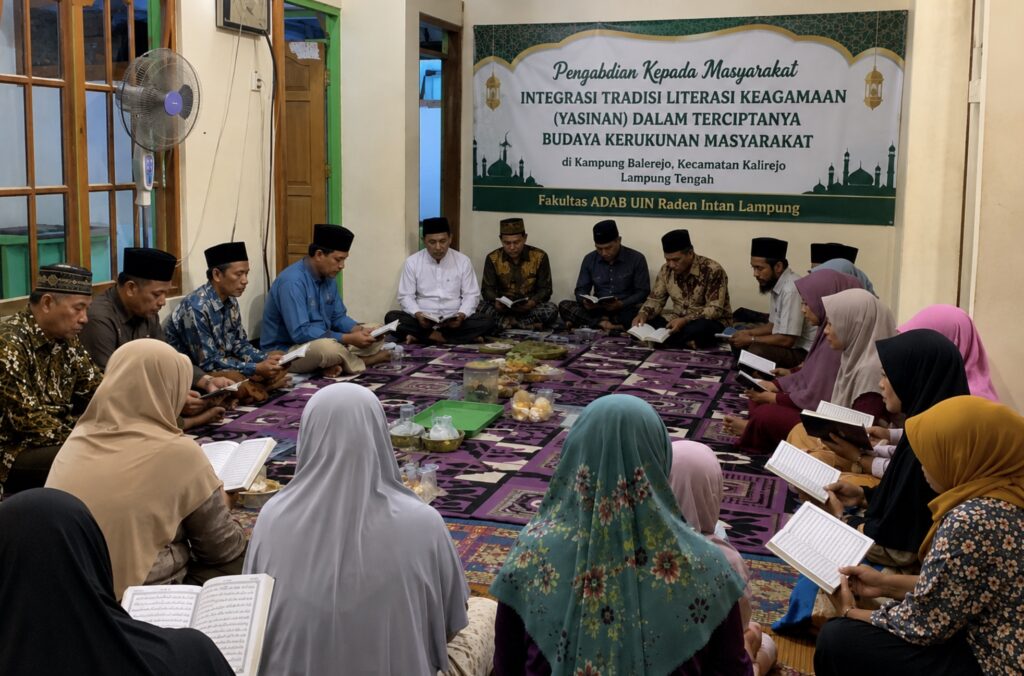 Dosen Prodi SPI Lakukan PkM di Kampung Balerejo Bahas Yasinan dan Integrasi Masyarakat